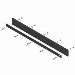 BOSS STB13802 4 x 4 0.75 Straight Blade Urethane Edge Kit 