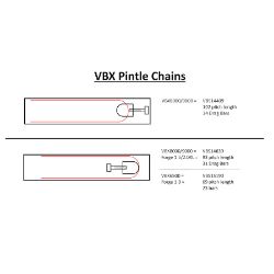 BOSS VBS14639 VBS 662-93P Pintle Chain Assembly 