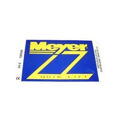 Meyer 22126 E-60 Pump Decal 