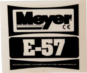 Meyer 22641 E-57 Pump Decal 