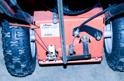 Where to Find The Model and Serial Number on an Ariens Snow Blower