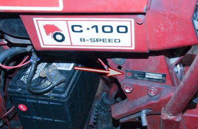 Where to Find the Model and Serial Number on a Wheel Horse Riding Mower/Tractor